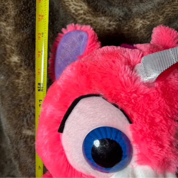 LARGE PEAK A BOOS HOT PINK UNICORN PLUSH/STUFFED ANIMAL 19”H - Picture 6 of 7